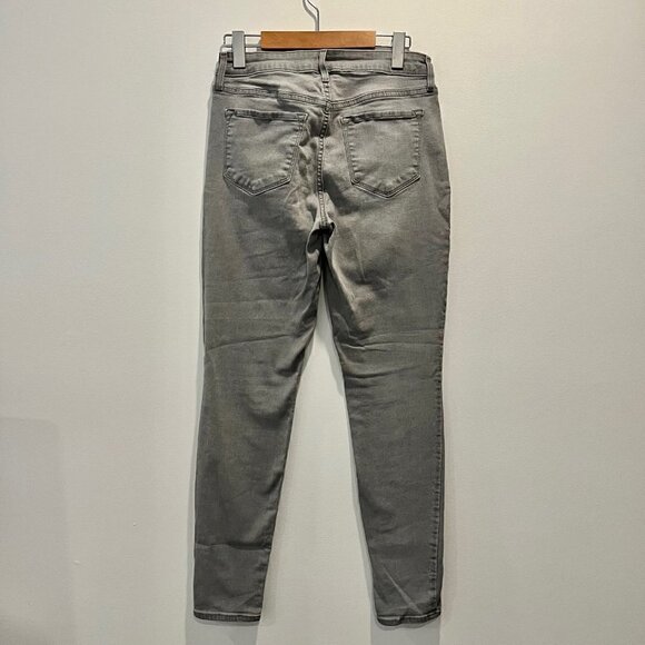 Old Navy Rockstar Light Grey Wash High Waist Stretch Slim Skinny Jeans size 6 - Picture 7 of 8